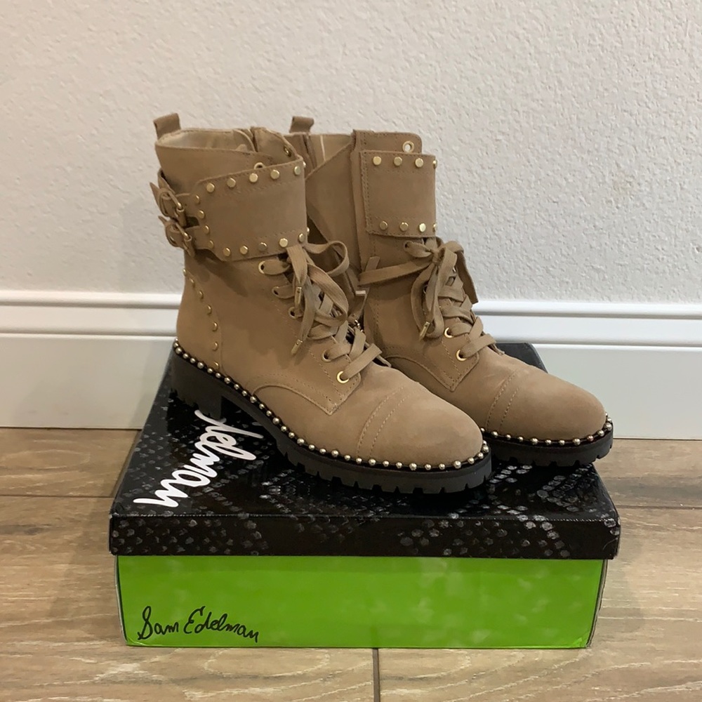 Sam Edelman Jennifer studded combat boots